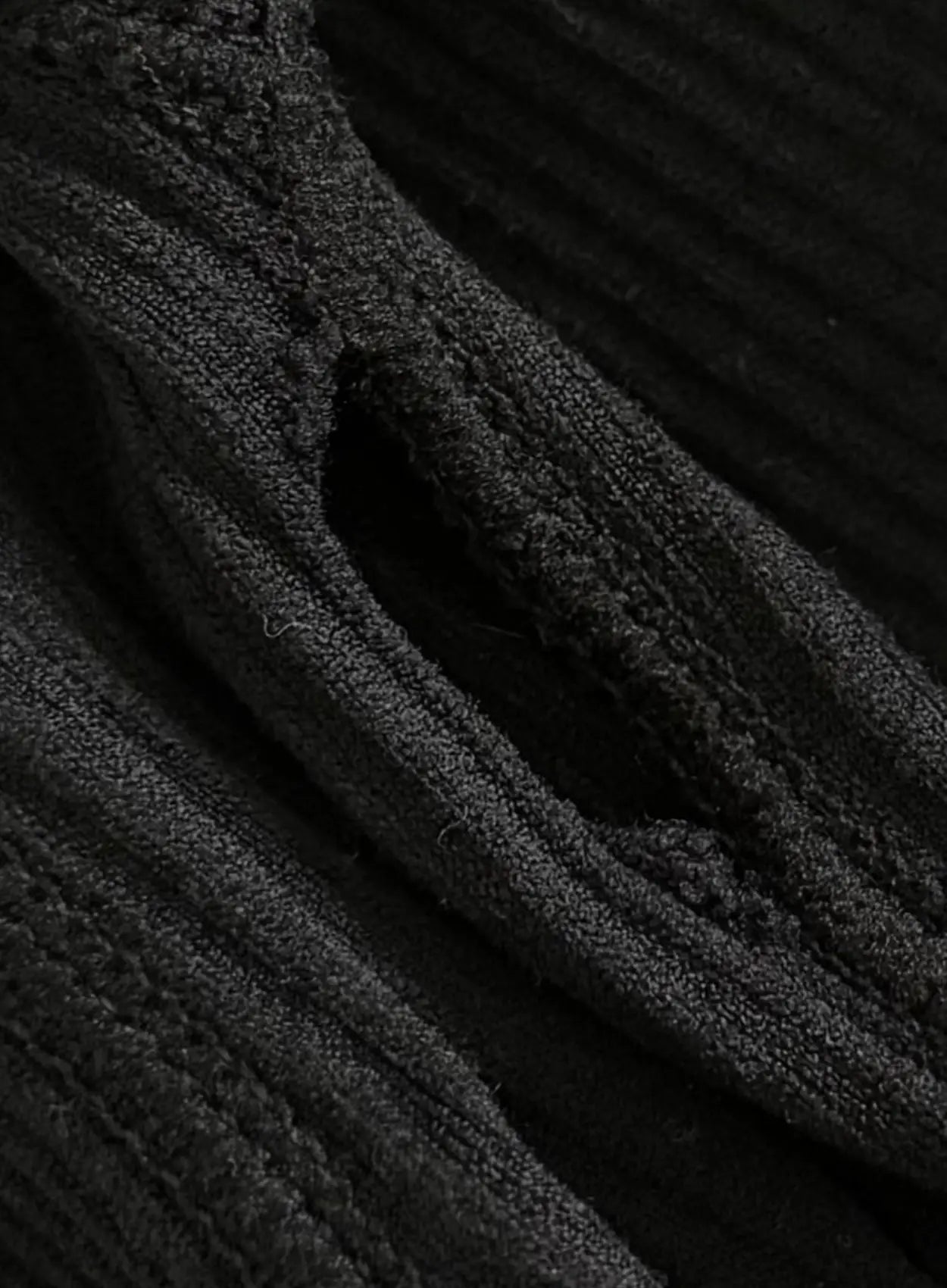 NALA NOIRE IMPARFAITE - Combinaison de grossesse côtelée