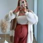 gilet-de-grossesse-en-maille-beige-blanc-et-marron