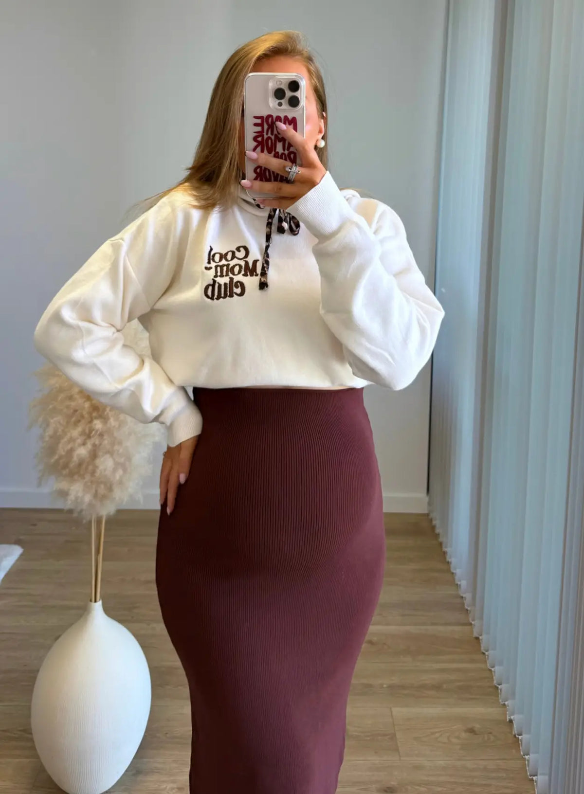 MUM - Sweat de grossesse "cool mum club"