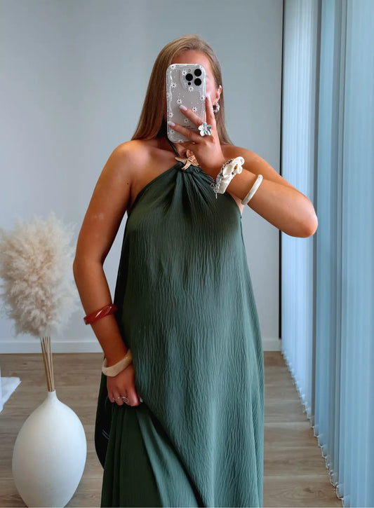 robe-longue-de-grossesse-en-lin-kaki-avec-bijou