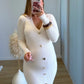 Robe-courte-de-grossesse-avec-boutons