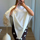 LATTÉ - Robe longue de grossesse côtelée chocolat à pois blancs
