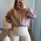 BAMBI - Veste bomber de grossesse à pois