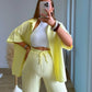 Ensemble-de-grossesse-en-gaze-de-coton-jaune