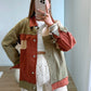 veste-chemise-légère-en-jean-couleur-terracota-kaki-et-beige