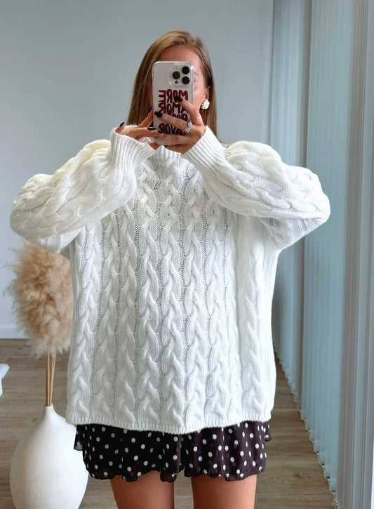 Pull-de-grossesse-en-maille-torsadé-blanc