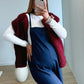 gilet-de-grossesse-en-moumoute-burgundy-sans-manches