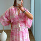 robe-longue-de-grossesse-bohème-rose