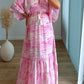 robe-longue-de-grossesse-bohème-rose